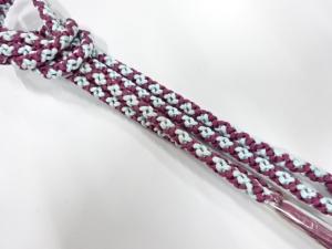 未使用品　正絹　手組帯締め